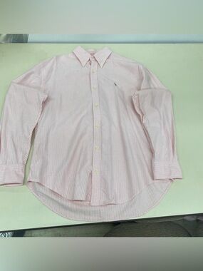 RALPH LAUREN PINK AND WHITE BUTTON DOWN